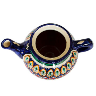 Изображение керамического риштанского чайника изнутри